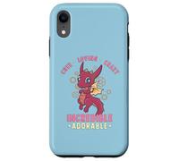 Cute, Loving, Crazy, Incredible Adorable - Steampunk Dragon Case for iPhone XR