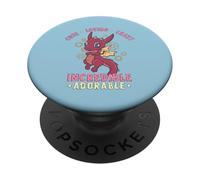Cute, Loving, Crazy, Incredible Adorable - Steampunk Dragon PopSockets Adhesive PopGrip