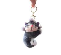 Cute Lucifer Cat Doll Keychain Pendant Plush Stuffed Toys Backpack Hangings Decoration Gifts