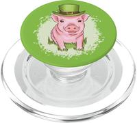 Cute Lucky Pig New Year's Eve New Year St. Patricks Day PopSockets PopGrip for MagSafe