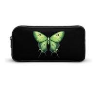 Cute Luna Moth Butterfly Insect Pencil Case Cute Pen Pouch Cosmetic Bag Pecil Box Organizer for Travel Office