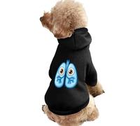 Cute Lungs Dog Clothes Short Sleeve Pet Hoodie Cute Cat Costume Jacket Tee for Small Dogs XL
