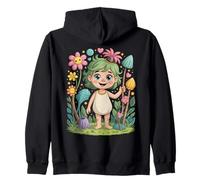 Cute Magical Fantasy World For Kids Girls Boys Zip Hoodie