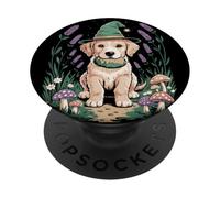 Cute Magical Fantasy World Puppy Dog For Kids Girls Boys PopSockets Adhesive PopGrip