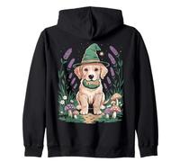 Cute Magical Fantasy World Puppy Dog For Kids Girls Boys Zip Hoodie