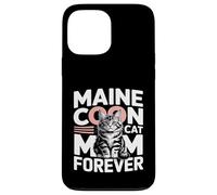 Cute Maine Coon Cat Mom Forever Lovers Case for iPhone 13 Pro Max