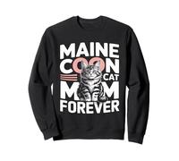 Cute Maine Coon Cat Mom Forever Lovers Sweatshirt