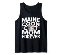 Cute Maine Coon Cat Mom Forever Lovers Tank Top