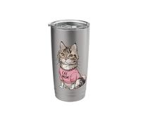 Cute Maine Coon Cat Mom Paw Lover Stainless Steel Insulated Tumbler