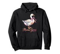 Cute Mama Goose Coquette Mother's Day Silly Goose Men Girls Pullover Hoodie