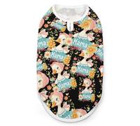 Cute Mama Goose Cute Printed Dog Shirt Clothes Lightweight Sleeveless Pet Tank Top for Small Medium Large Pets