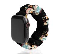 Cute Mama Goose Fashion Scrunchie Watch Strap Compatible with IWatch Series 1 2 3 4 5 6 Elastic Replacement Band