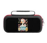 Cute Mama Goose Portable Carrying Case Compatible with Switch Lightweight Protective Travel Cases