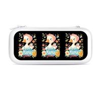 Cute Mama Goose Printed Switch Carrying Case with 15 Game Cards Slots Portable Storage Cases Gaming Travel Accessories