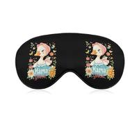 Cute Mama Goose Soft Sleep Mask for Light Blocking Breathable Sleeping Masks Travel Eye Shade Cover with Adjustable Strap