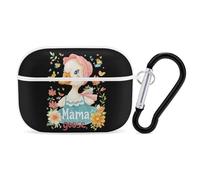 Cute Mama Goose Stylish Bluetooth Earphone Protective Case Compatible with Airpods Pro LED Visible