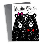 Cute Mama & Papa Bear Anniversary Card/Just Because Card