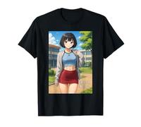 Cute Manga Japanese Girl Positive Be Yourself Message T-Shirt