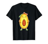 Cute Mango Mom Orange Fruit Value Graphic T-Shirt, Men, Black, S
