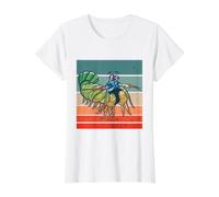 Cute Mantis Shrimp, Peacock, Mantis Shrimp, Sea Animal Value Graphic T-Shirt, Women, White, L