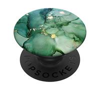 Cute Marble-Like Forest Green PopSockets Swappable PopGrip