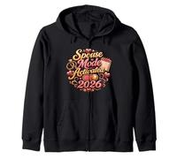 Cute Marriage 2026 Spouse Mode Activated Zip Hoodie