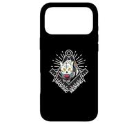 Cute Masonic Meowing Cat freemason mason esoteric spiritual Case for iPhone 17 Pro Max