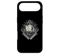 Cute Masonic Meowing Cat freemason mason esoteric spiritual Case for iPhone Air