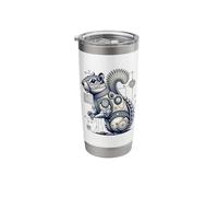 Cute Mechanical Robot Squirrel Robotic Animals Stainless Steel Insulated Tumbler