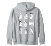 Cute Meerkat Baking Pastry Chef Zip Hoodie