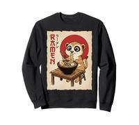 Cute Meerkat Eating Ramen Noodles Japan Culture Sweatshirt