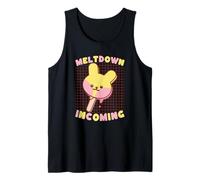 Cute Melting Bunny Ice Pop Meltdown Incoming Tank Top