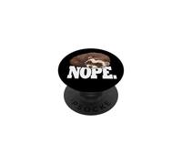 Cute Mens Womens Kids Sleeping Napping NOPE Ferret Lover PopSockets Adhesive PopGrip