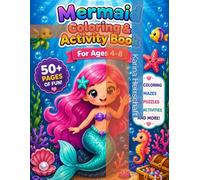 Cute Mermaid Coloring Book: Fun and Easy Ocean Coloring Pages for Kids Ages 4-8