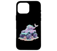 Cute Mermaid Drip Monster Truck Ocean Girl Fantasy Ride Case for iPhone 16 Pro Max