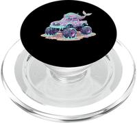 Cute Mermaid Drip Monster Truck Ocean Girl Fantasy Ride PopSockets PopGrip for MagSafe