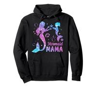 Cute Mermaid Mama Mermaid Mom Mommy Happy Mothers Day Women Pullover Hoodie