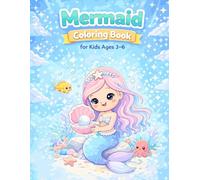 Cute Mermaid Underwater Princess Coloring Book Ages 3-6: Big & Easy Coloring Pages for Kids Ages 3-6 Fun, Simple and Cute Ocean Friends, Adorable Sea ... (DreamGrowArt Princess & Fantasy Series)