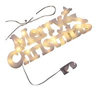 Cute Merry Christmas Light Sign Outdoor Window Decorative Lighted LED Hanging Indoor Sign For Party Home Accessory Christmas Garden Light Decorations Outdoor