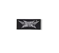 Cute Metal Inspired Patch - Baby Ribbon Embroidered Iron On Patch