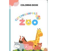Cute mini animals: Fun Coloring Pages of mini Animals Kids Ages 3-14.