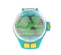 Cute Mini Cartoon RC Small Car Analog Watch for Kids Toddlers Children Green tank