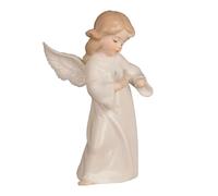 Cute Mini Cherub Figurine - Adorable Ceramic Angel Desk Ornament for Christmas, Weddings, Birthdays & Party Decor - Charming Decorative Cherubs (Color: D)