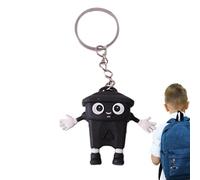 Cute Mini Pendant - Animal Theme Key FOB, Enamel Metal Alloy | Fashion Cartoon Design Backpack Decoration Points Accessory Key Holder Christmas Birthday Gift for Children Lovers Accessories