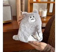 Cute mini refillable Hand Warmer with Cute cat Design, Thickened Leak-Proof Structure, Reusable(Gray)