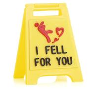 Cute Mini Sign "I Fell for You" - Funny Romantic Gift for Boyfriend, Girlfriend, Anniversary, Valentine's Day, Christmas | Unique Love Gift for Him or Her | Offer Decoration