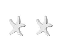 Cute Mini Starfish Stud Earrings for Women Hypoallergenic Stainless Steel Tiny Sea Star Cartilage Earring Dainty Ocean Theme Minimalist Jewelry Summer Beach Coastal Grandmother Holiday Party, S