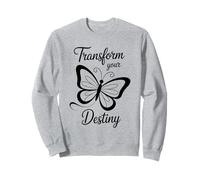 Cute Minimalist Butterfly Transform And Change Your Life Sweatshirt