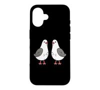 Cute Minimalist Pigeons Bird Small Simple Pigeon Case for iPhone 16