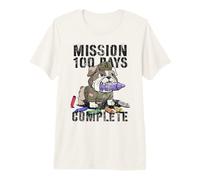 Cute Mission 100 Days School Complete Little Soldier Camp Premium T-Shirt